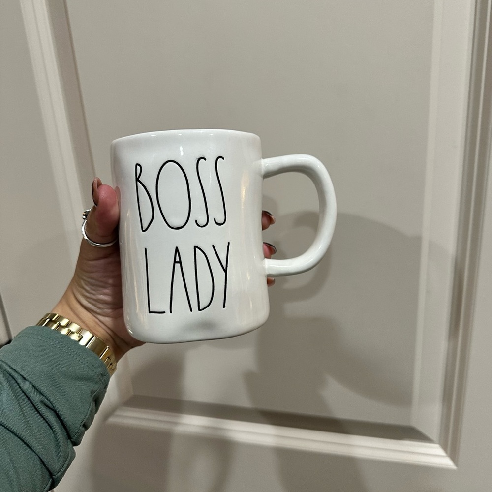 Rae Dunn Boss Lady coffee mug. Perfect for tea or coffee.
